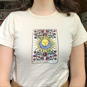 SOLD / tarot card baby tee